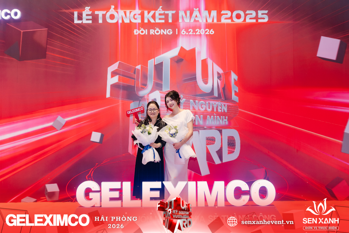 Booth chủ đề lễ tổng kết Geleximco 2025 Booth chủ đề lễ tổng kết Geleximco 2025
