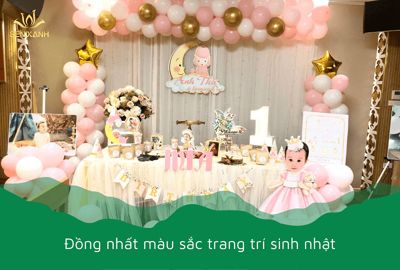 đồng nhất màu sắc trang trí
