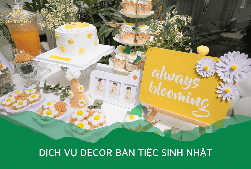 dịch vụ decor bàn tiệc sinh nhật