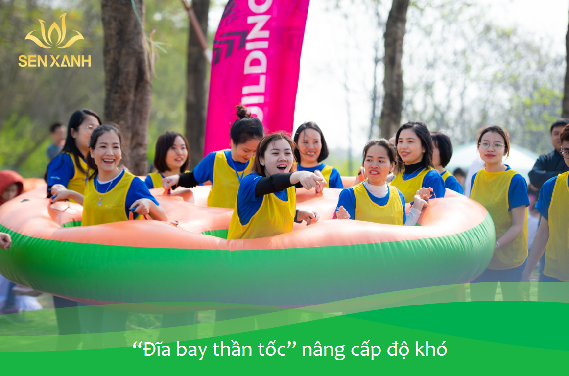 Tổ Chức Team Building - Galaxy Education & Hocmai - Sát Cánh Để Vươn Xa 4 đĩa bay thần tốc nâng cấp độ khó