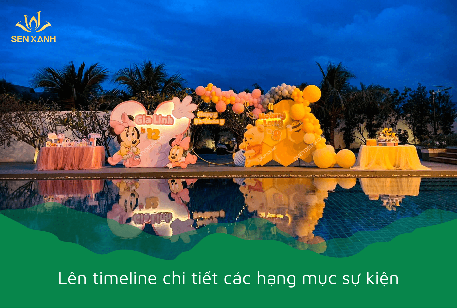 Dịch vụ decor sinh nhật hấp dẫn