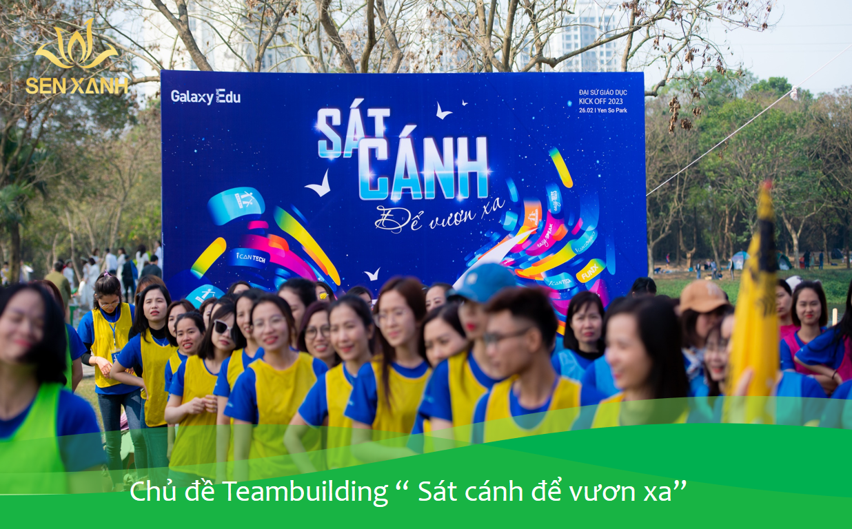 Tổ Chức Team Building - Galaxy Education & Hocmai - Sát Cánh Để Vươn Xa 3 chủ đề chương trình