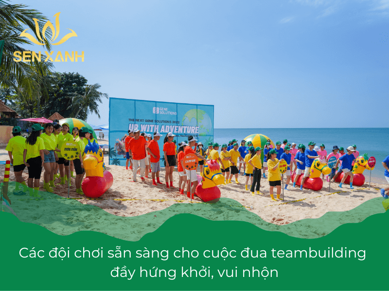 c&aacute;c đội chơi sẵn s&agrave;ng cho teambuilding