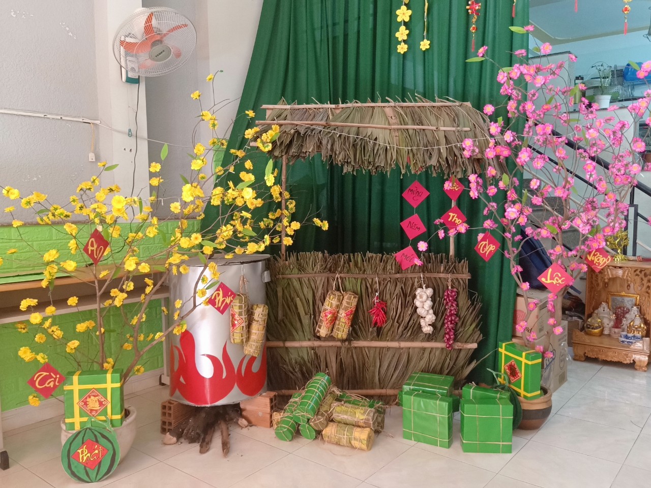 trang tr&iacute; đẹp cho ng&agrave;y tết 