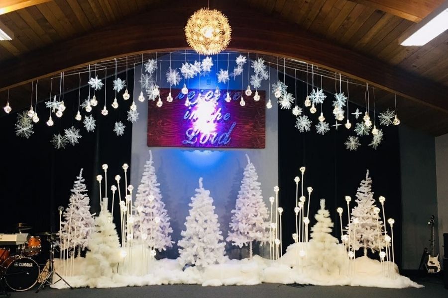 decor noel s&acirc;n khấu độc đ&aacute;o