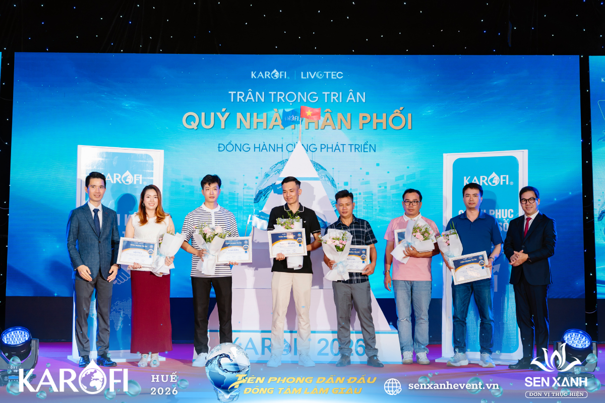 Vinh danh đại l&yacute; v&agrave; nh&agrave; ph&acirc;n phối xuất sắc Karofi