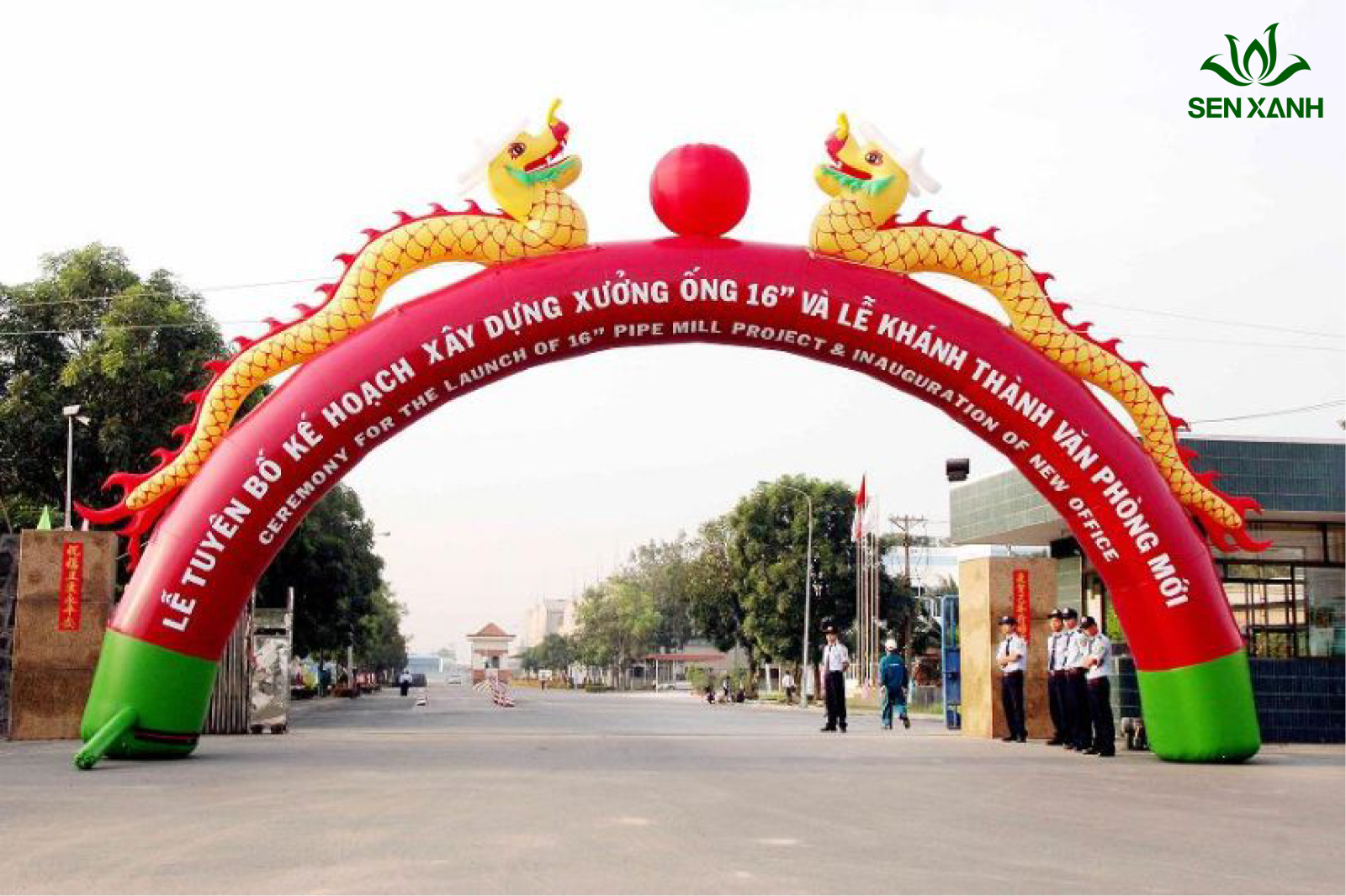 Dịch vụ cho thuê cổng chào cũng ngày càng phát triển