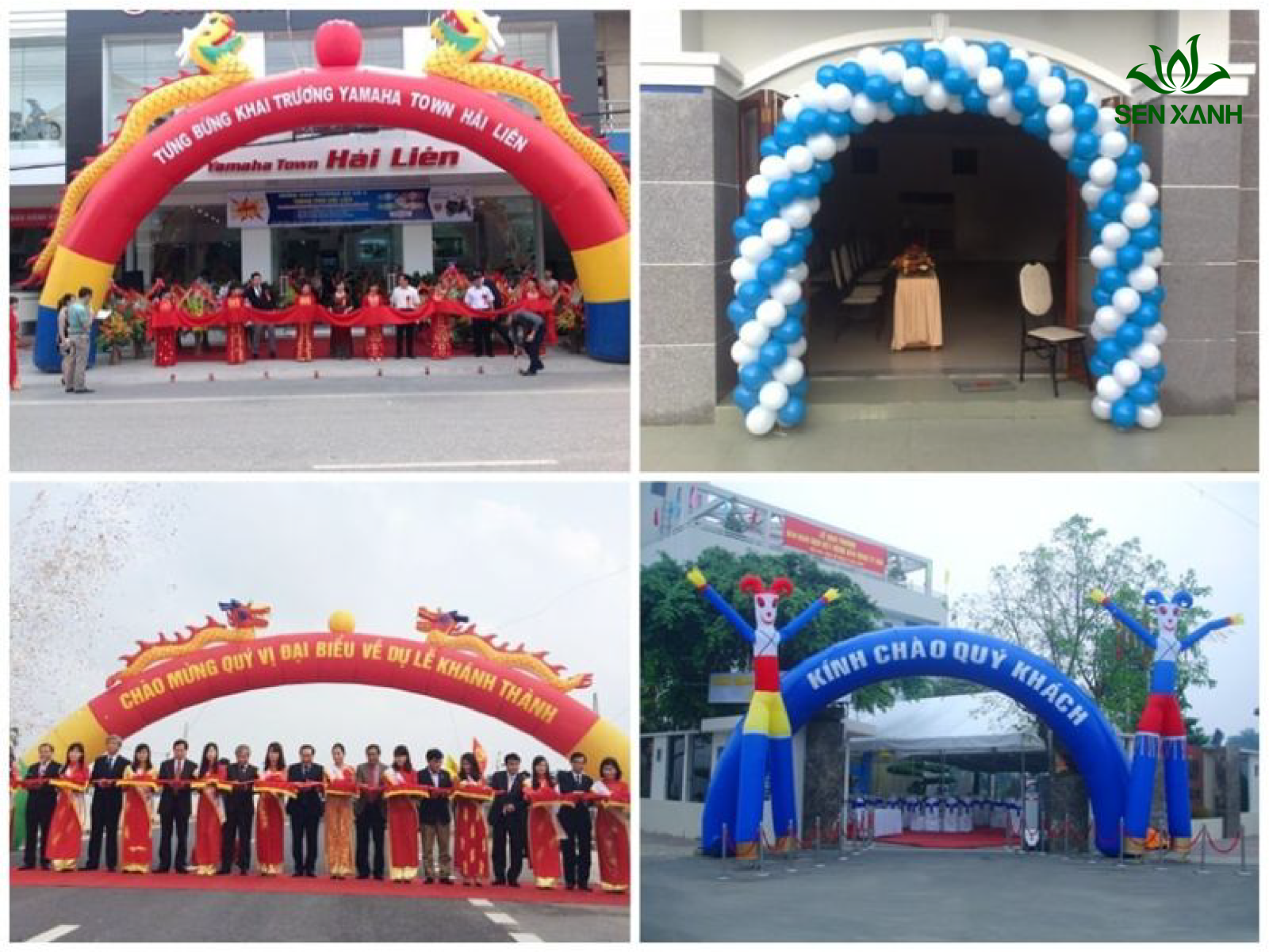 Cổng hơi có khả năng đáp ứng nhu cầu sử dụng cho nhiều dạng sự kiện