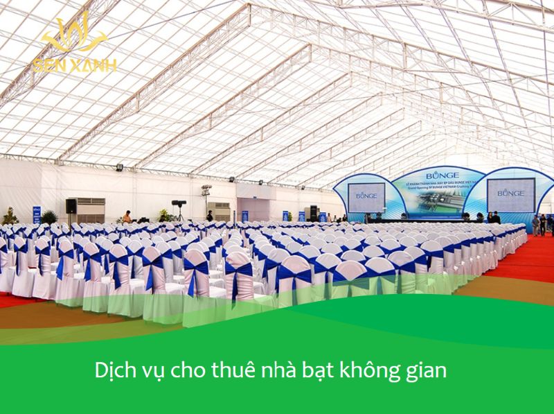 Quy trình thuê nhà bạt của Senxanhevent luôn đảm bảo đúng tiêu chuẩn